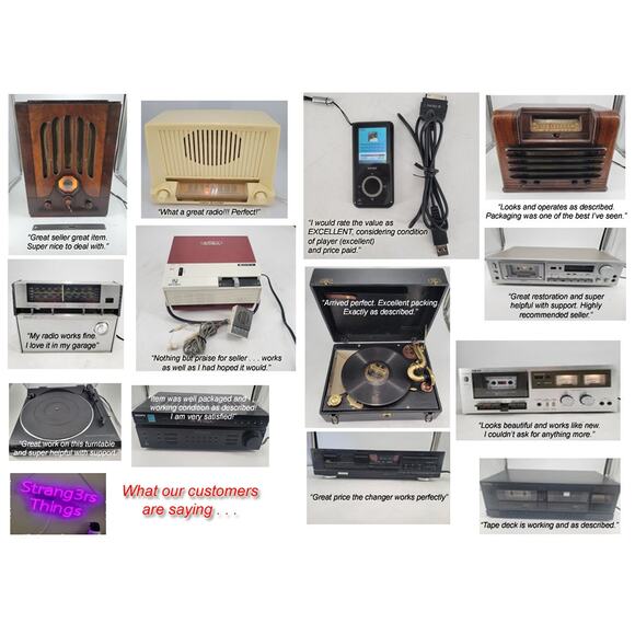 GE Portable AM / FM / TV Radio 7-2929A | Vintage | Works - Picture 4 of 10